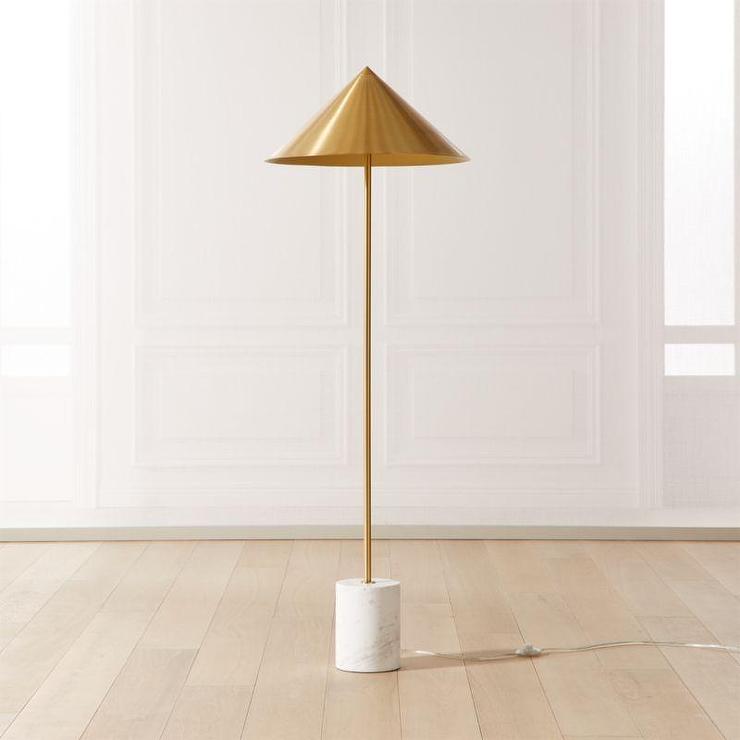 Umbrella type floor lamp