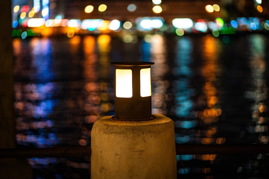 Photo waterproof outdoor lanterns